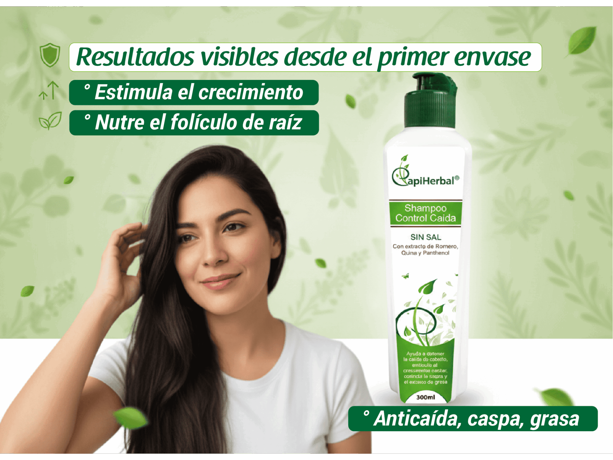 Anticaida, Caspa y Grasa CapiHerbal