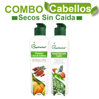 Combo Cabellos Secos CapiHerbal sin Caída